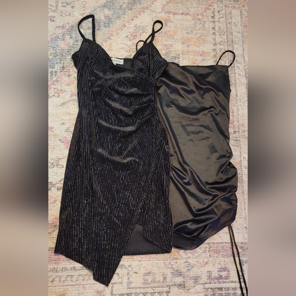 2 Little Black Dresses Size L